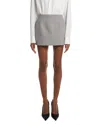 Wardrobe.nyc Wardrobe. Nyc Contour Mini Skirt In Gray