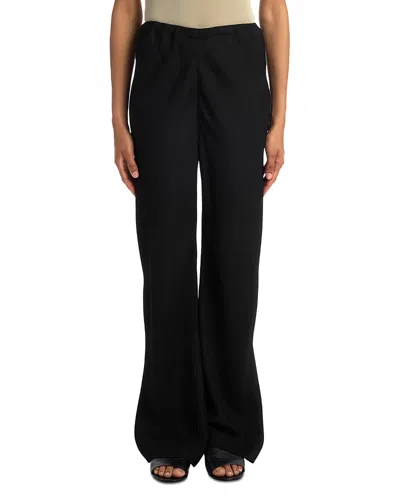 Wardrobe.nyc Wardrobe. Nyc Crepe Bias Cut Pants In Black