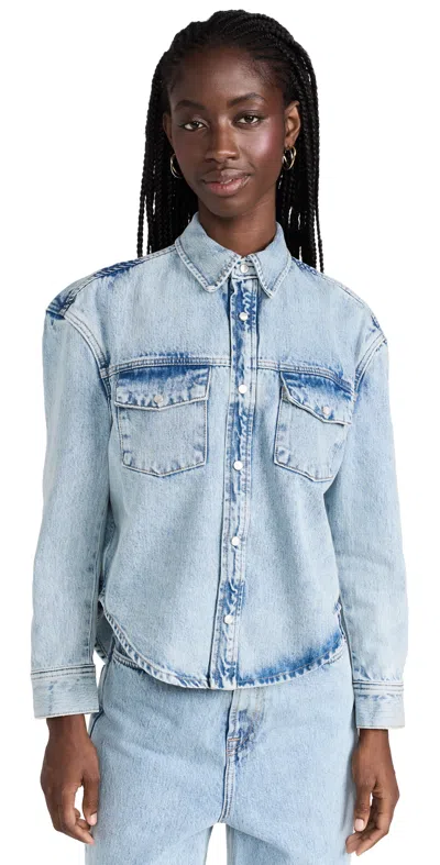 Wardrobe.nyc Denim Jacket In Blue