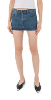 Wardrobe.nyc Wardrobe. Nyc Denim Micro Mini Skirt Indigo In Blue