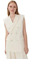 Wardrobe.nyc Wardrobe. Nyc Double Breasted Vest Off White