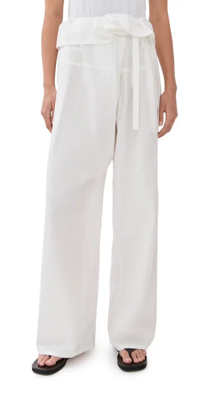 Wardrobe.nyc Wardrobe. Nyc Fisherman Pants Off White