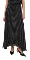Wardrobe.nyc Wardrobe. Nyc Flared Skirt Black Polka Dot In Black Polka Dot