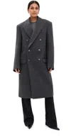 Wardrobe.nyc Wardrobe. Nyc Hb Coat Charcoal In Charcoal