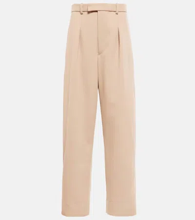 Wardrobe.nyc High-rise-hose Aus Wolle In Beige