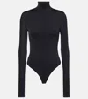 Wardrobe.nyc Jersey Bodysuit In Black