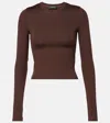 Wardrobe.nyc Wardrobe. Nyc Jersey T-shirt In Brown