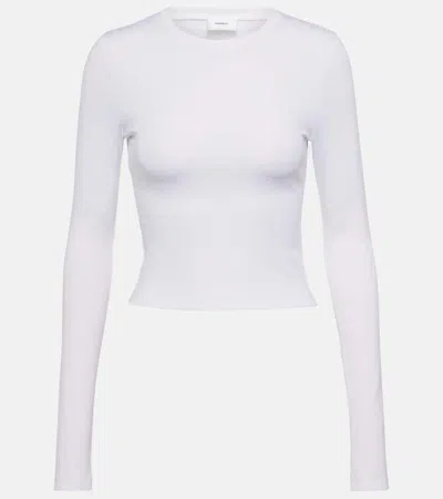 Wardrobe.nyc Wardrobe. Nyc Hb Long Sleeve Tee In Off White