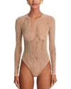 Wardrobe.nyc Wardrobe. Nyc Lace Tank Bodysuit In Multi