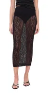 Wardrobe.nyc Wardrobe. Nyc Lace Tube Skirt Black