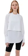 Wardrobe.nyc Wardrobe. Nyc Layered Halter Shirt White