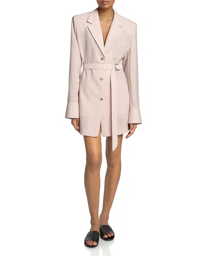 Wardrobe.nyc Wardrobe. Nyc Light Tailored Shirt Dress In Neutral
