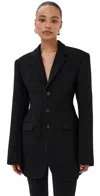 Wardrobe.nyc Black Longline Blazer In Black