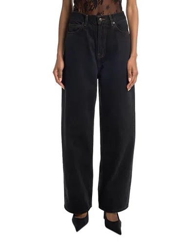 WARDROBE.NYC WARDROBE. NYC LOW RISE JEANS IN BLACK