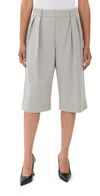Wardrobe.nyc Wardrobe. Nyc Low Rise Shorts Cement In Cement