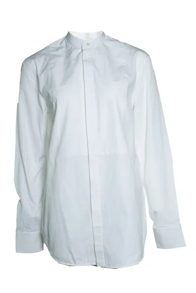 Wardrobe.nyc Wardrobe Nyc, Mini Shirt Dress In White