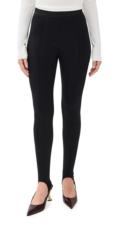 Wardrobe.nyc Wardrobe. Nyc Opaque Stirrup Leggings Black In White