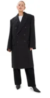 Wardrobe.nyc X Hailey Bieber Coat In Black Check