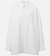 Wardrobe.nyc Wardrobe. Nyc Oversized Cotton Poplin Shirt Dress In White