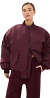 Wardrobe.nyc Wardrobe. Nyc Reversible Bomber Jacket Oxblood In Oxblood