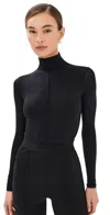Wardrobe.nyc Black Rosie Huntington-whiteley Edition Rhw Long Sleeve Bodysuit In Black