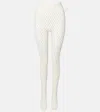 Wardrobe.nyc Rhw Web Wool-blend Tights In White