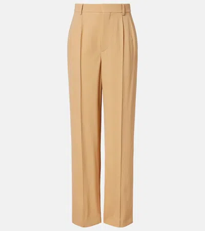 Wardrobe.nyc Rhw Wool Wide-leg Pants In Brown