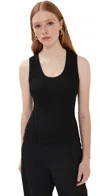 Wardrobe.nyc Wardrobe. Nyc Scoop Neck Tank Black