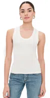 Wardrobe.nyc Wardrobe. Nyc Scoop Neck Tank Off White