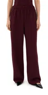 Wardrobe.nyc Wardrobe. Nyc Semi Matte Track Pants Oxblood In Oxblood