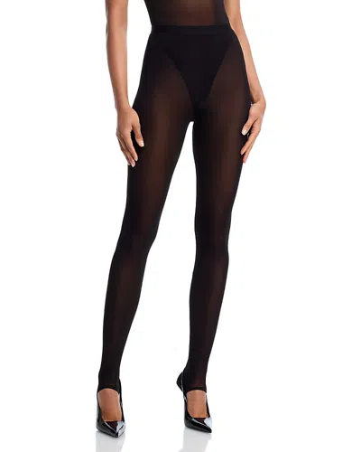 Wardrobe.nyc Wardrobe. Nyc Sheer Leggings In Transparent