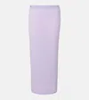 Wardrobe.nyc Wardrobe. Nyc Sheer Maxi Skirt In Purple