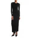 Wardrobe.nyc Wardrobe. Nyc Sheer Midi Dress In Black