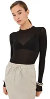 Wardrobe.nyc Wardrobe. Nyc Knitted Bodysuit In Black