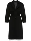 Wardrobe.nyc Wardrobe. Nyc Bonded Single Breasted Coat Black In Black