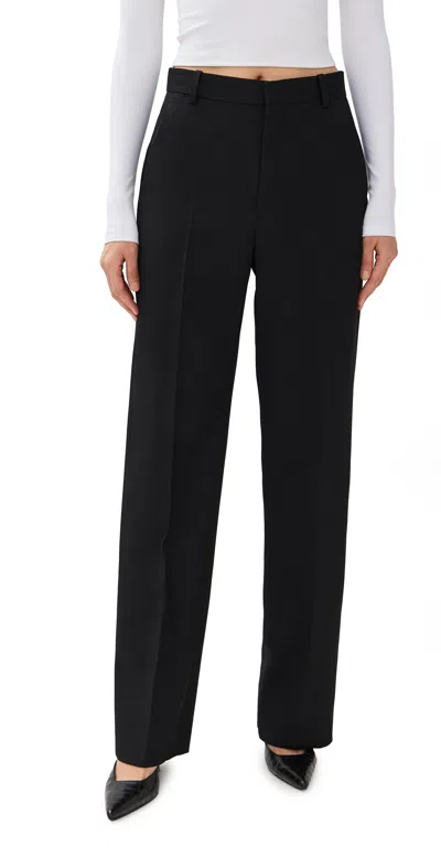 Wardrobe.nyc Wardrobe. Nyc Straight Leg Trousers Black