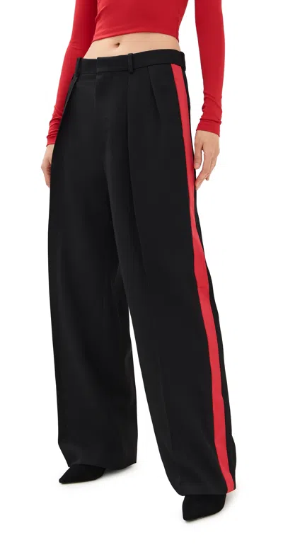 Wardrobe.nyc Wardrobe. Nyc Tuxedo Trousers Black & Red