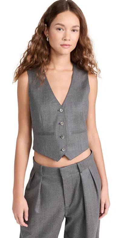 Wardrobe.nyc Wardrobe. Nyc Waistcoat Charcoal Xxs