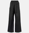 Wardrobe.nyc Wide-leg Track Pants In Black