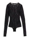 Wardrobe.nyc Wardrobe. Nyc Woman Bodysuit Black Size Xxs Polyamide, Elastane