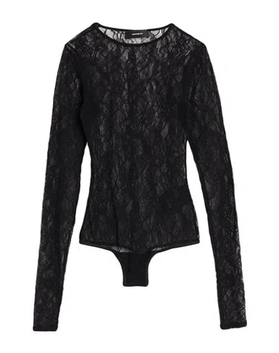 Wardrobe.nyc Wardrobe. Nyc Woman Bodysuit Black Size Xxs Polyamide, Elastane