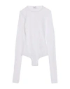 Wardrobe.nyc Wardrobe. Nyc Woman Bodysuit Off White Size Xxs Polyamide, Elastane