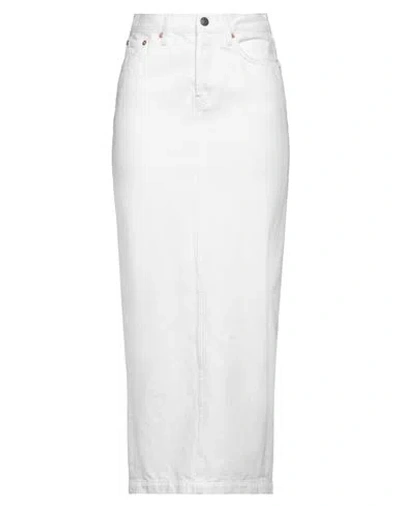 Wardrobe.nyc Wardrobe. Nyc Woman Denim Skirt White Size 25 Cotton