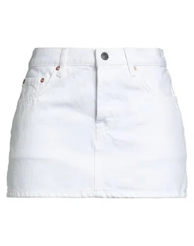 Wardrobe.nyc Wardrobe. Nyc Woman Denim Skirt White Size 28 Cotton