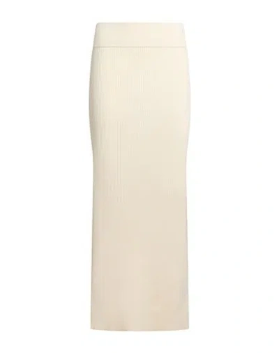 Wardrobe.nyc Wardrobe. Nyc Woman Maxi Skirt Ivory Size M Cotton In White