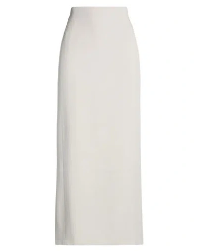 Wardrobe.nyc Wardrobe. Nyc Woman Maxi Skirt Light Grey Size S Virgin Wool In White
