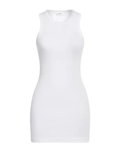 Wardrobe.nyc Wardrobe. Nyc Woman Mini Dress White Size M Cotton