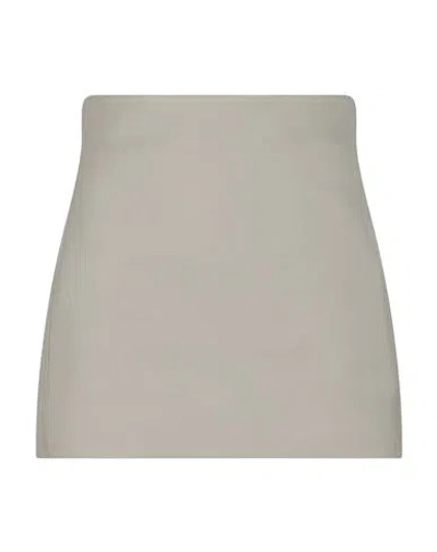 Wardrobe.nyc Wardrobe. Nyc Woman Mini Skirt Light Grey Size Xs Virgin Wool, Viscose In Gray