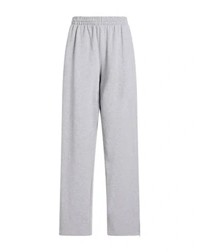 Wardrobe.nyc Wardrobe. Nyc Woman Pants Light Grey Size L Cotton In Multi
