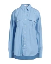 Wardrobe.nyc Wardrobe. Nyc Woman Shirt Light Blue Size M Cotton